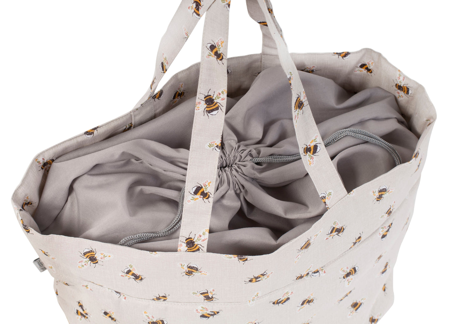 Bee Drawstring Craft Bag - Hobby Gift