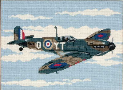 Spitfire Tapestry Cushion Kit - Anchor