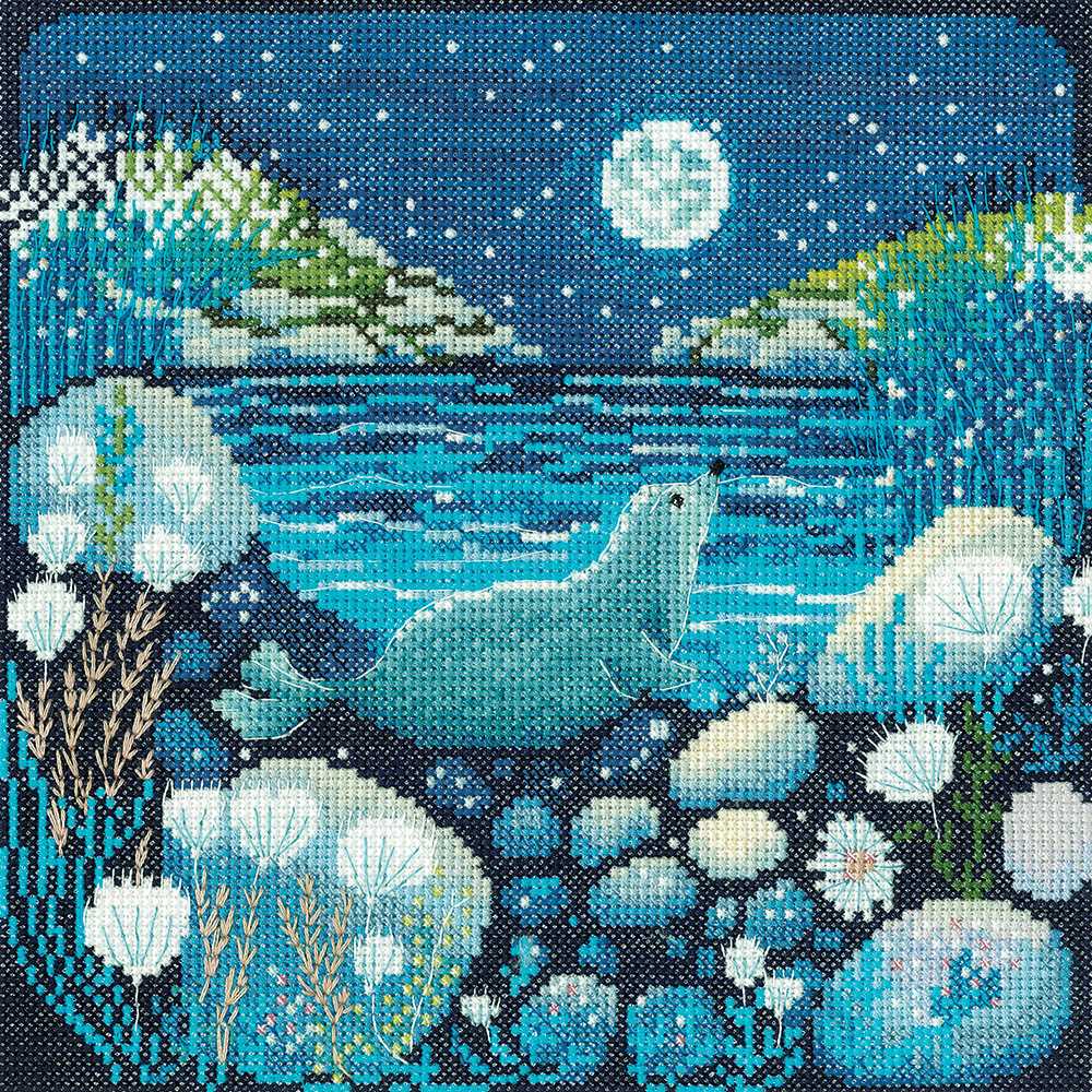 Moonlit Bay Cross Stitch Heritage Crafts (Evenweave)