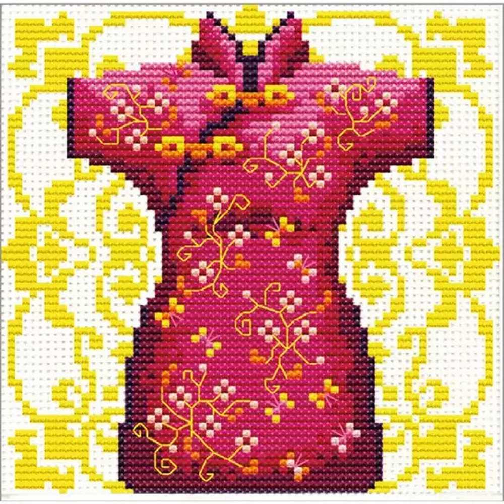 Geisha Red Cross Stitch Kit Needleart World