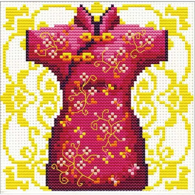 Geisha Red Cross Stitch Kit Needleart World