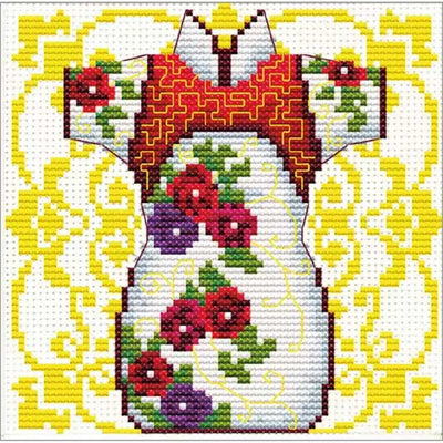 Geisha Rose Cross Stitch Kit Needleart World