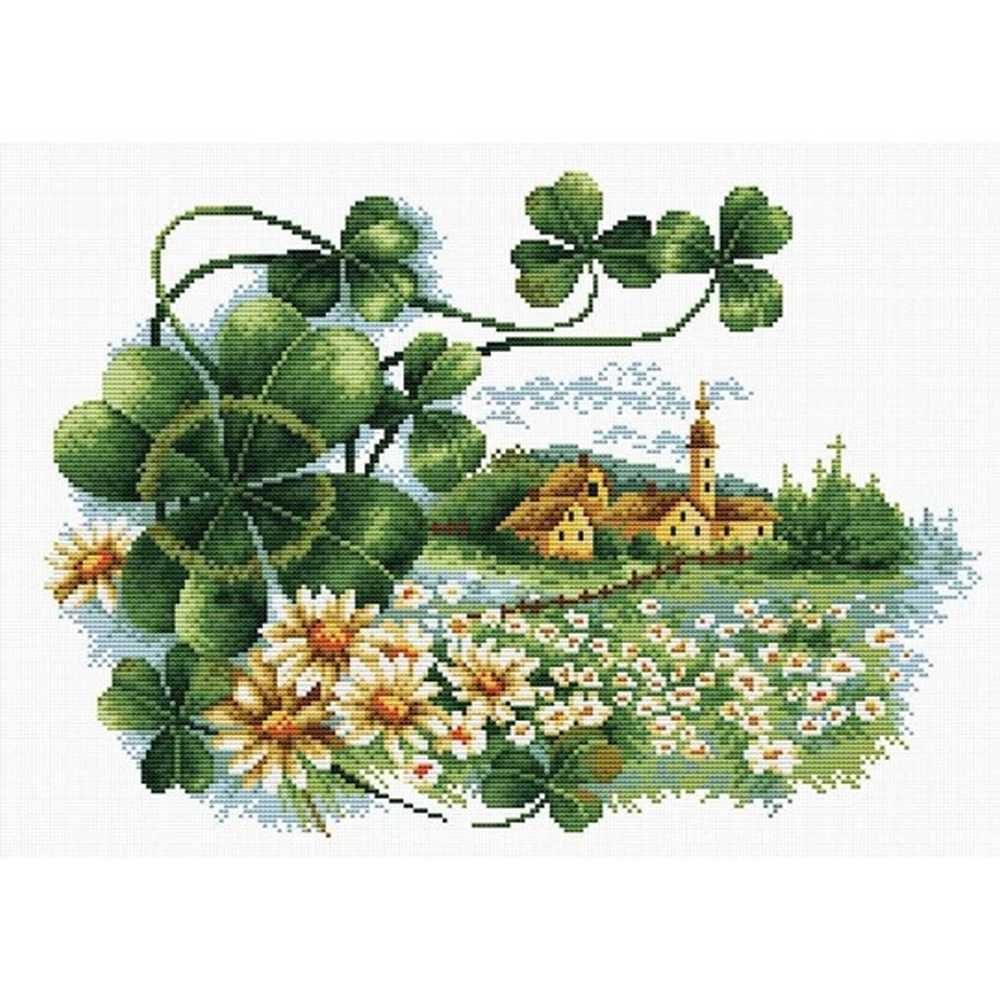Clover Scenery Cross Stitch Kit Needleart World