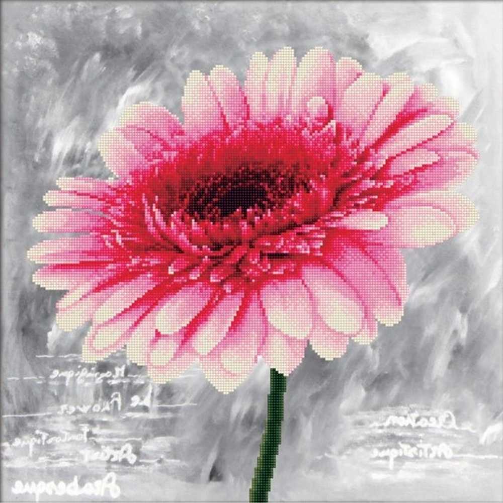 Pink Dahlia Cross Stitch Kit Needleart World