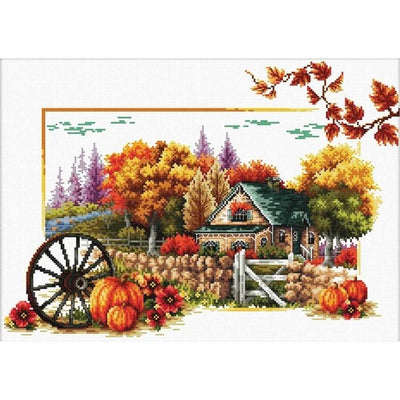 Autumn Farm Cross Stitch Kit Needleart World