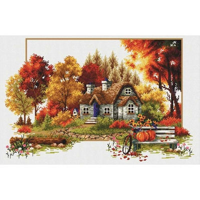 Winter Cottage Cross Stitch Kit Needleart World
