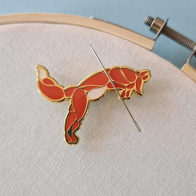 Fox NEEDLE MINDER ~ Paraffle Embroidery