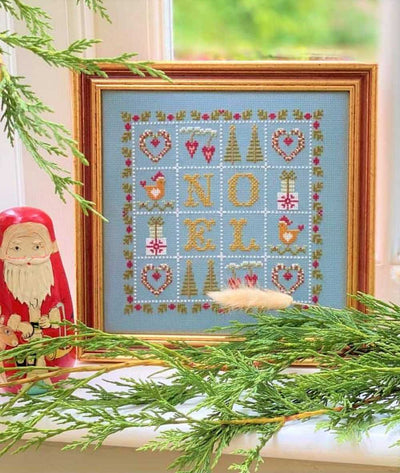 Noel Boxes Cross Stitch Kit Historical Sampler Co