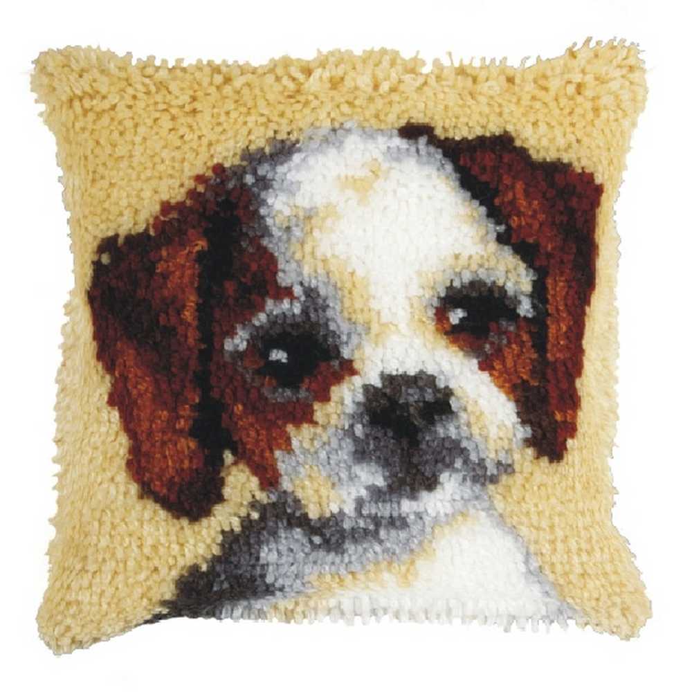 Dog Cushion Latch Hook Kit by Orchidea ~ ORC.4019