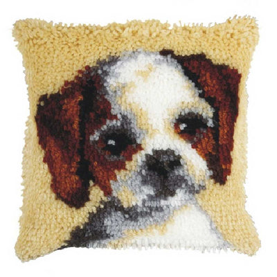 Dog Cushion Latch Hook Kit by Orchidea  ~ ORC.4019