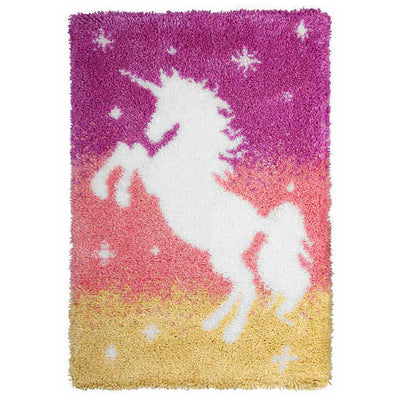 Unicorn Rug Latch Hook Kit by Orchidea  ~ ORC.4075