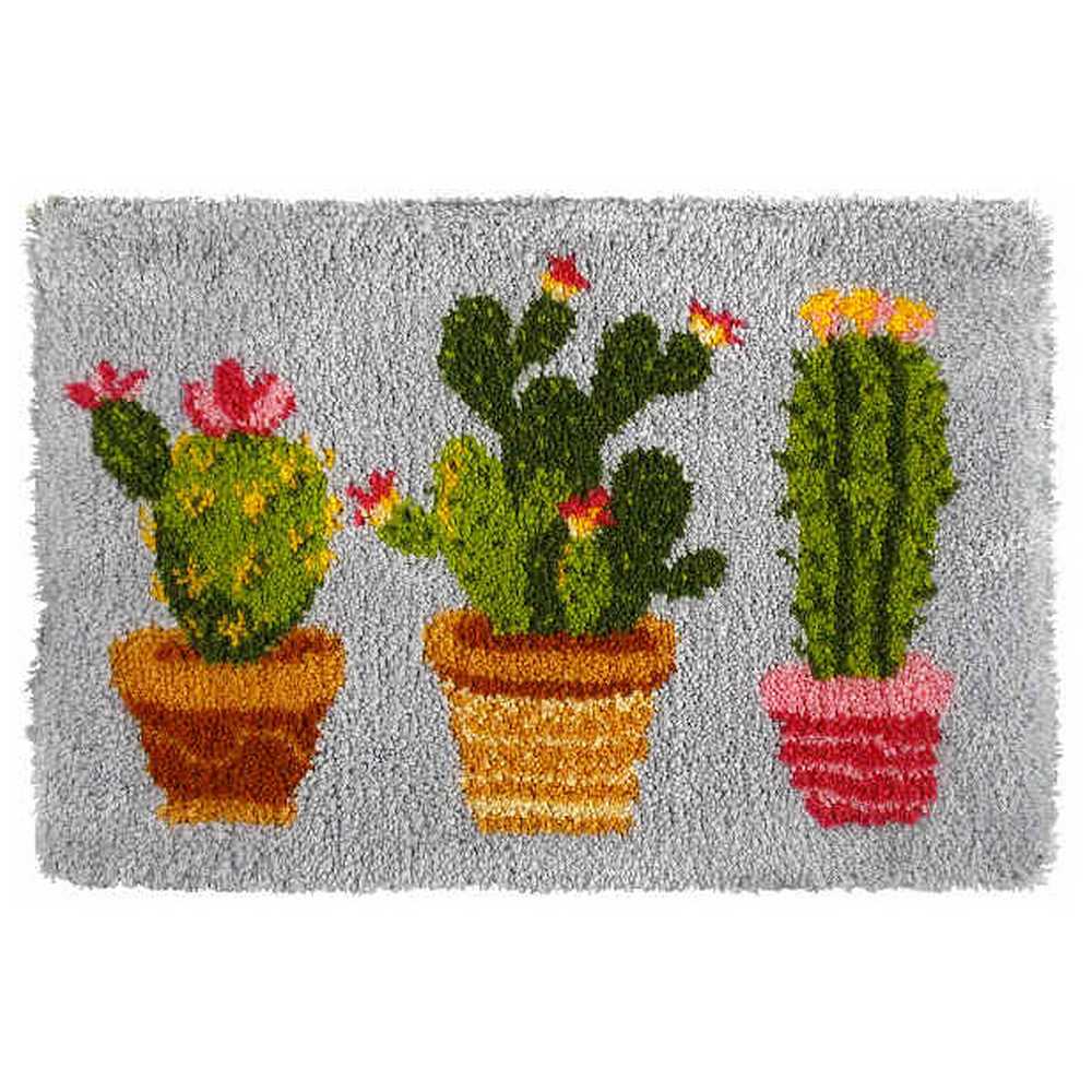 Cactus Rug Latch Hook Kit by Orchidea ~ ORC.4076