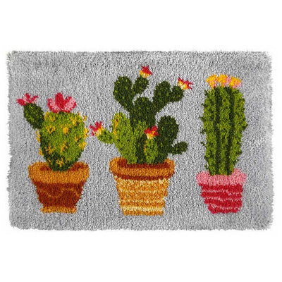Cactus Rug Latch Hook Kit by Orchidea  ~ ORC.4076