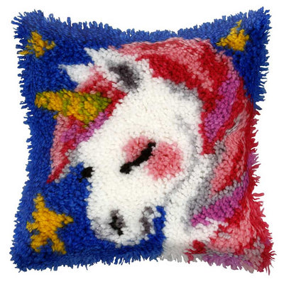 Unicorn Cushion Latch Hook Kit by Orchidea  ~ ORC.4080