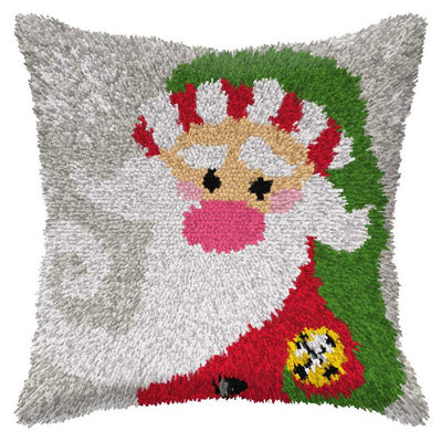 Santa Claus Latch Hook Cushion Kit Orchidea  ~ ORC.4117