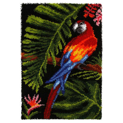 Orchidea Latch Hook Rug Kit - Parrot ORC.4120