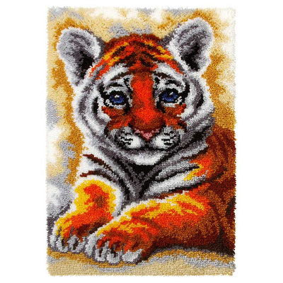 Orchidea Latch Hook Rug Kit - Young Tiger ORC.4121
