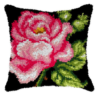 Rose 2 Latch Hook Cushion Kit Orchidea  ~ ORC.4150