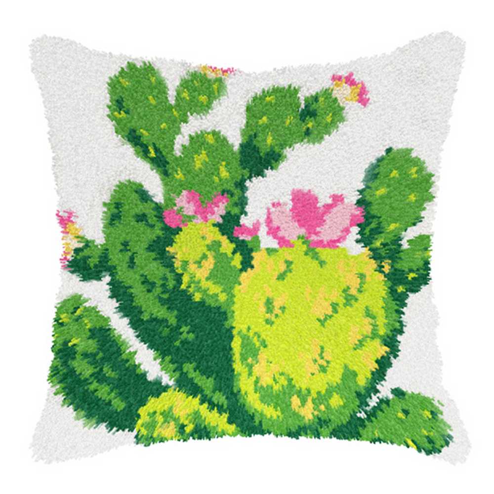 Orchidea Latch Hook Kit- Cushion- Cacti ~ ORC.4190