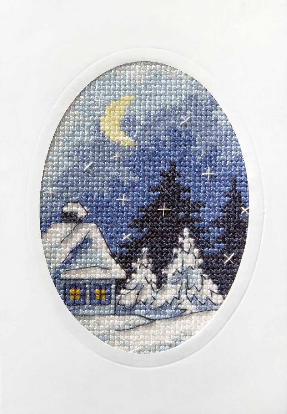 Twilight Scene Cross Stitch Card Kit Orchidea ~ ORC.6150