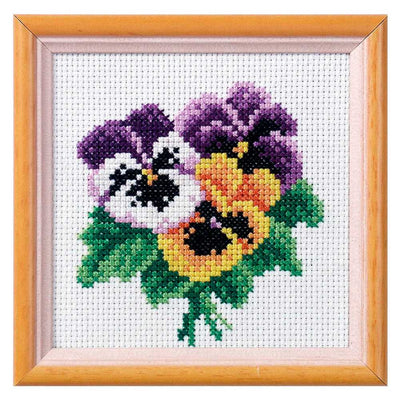 Pansy Printed Cross Stitch Kit by Orchidea  ~ ORC.7511