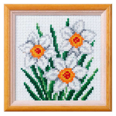 Narcissus Printed Cross Stitch Kit by Orchidea  ~ ORC.7513