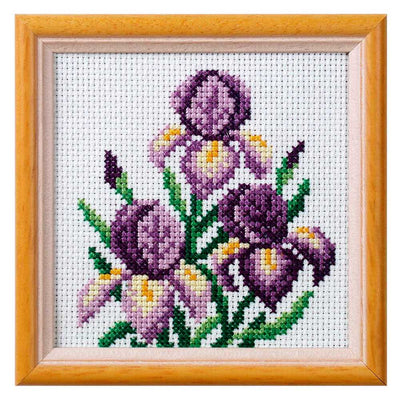 Iris Printed Cross Stitch Kit by Orchidea  ~ ORC.7516