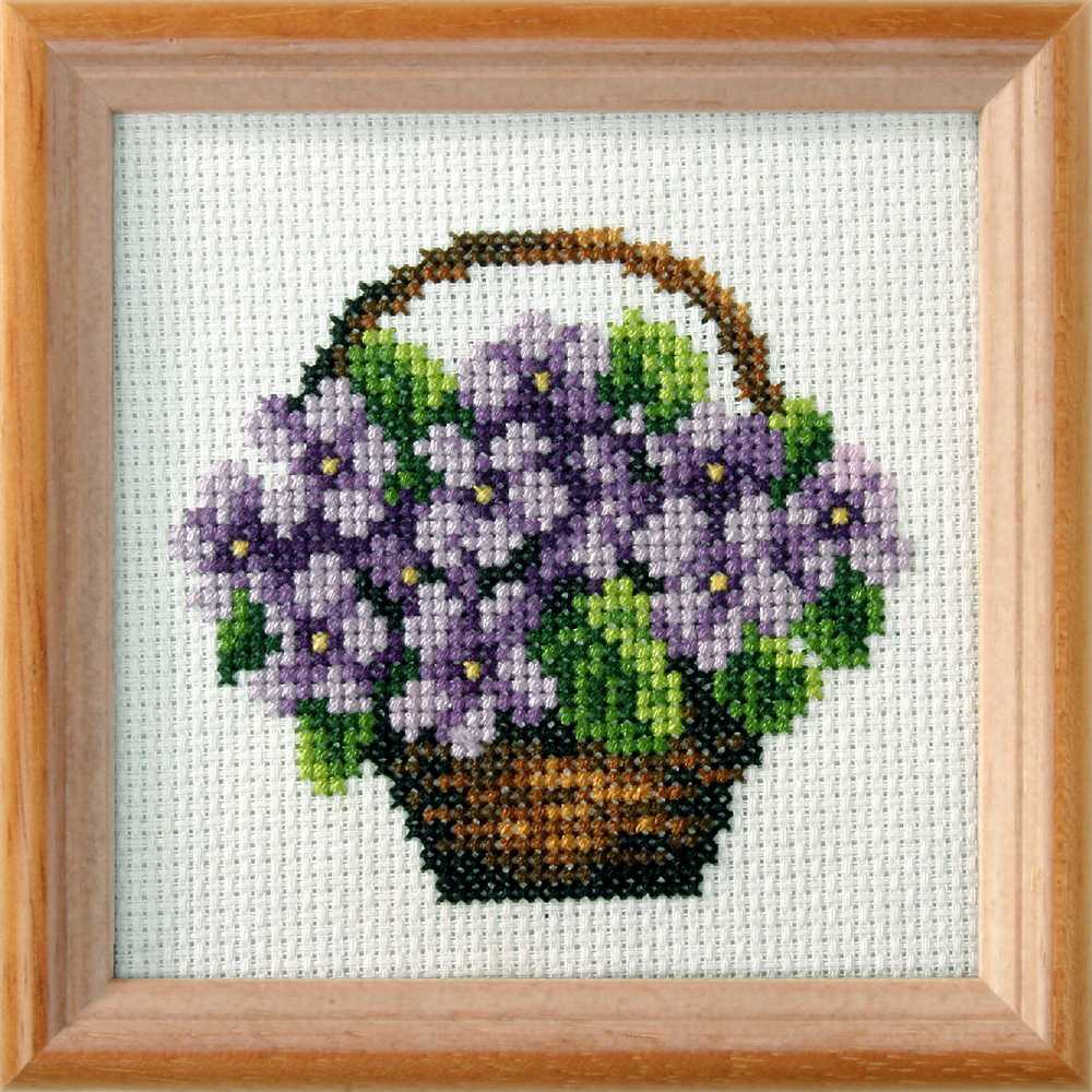 Orchidea Cross Stitch Kit- Violets ~ ORC.7590