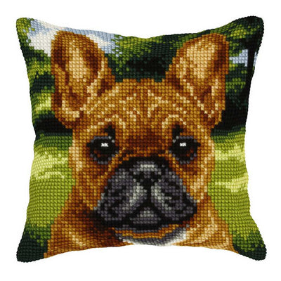 Orchidea Cross Stitch Kit- Cushion- Large- Dog  ~ ORC.9538