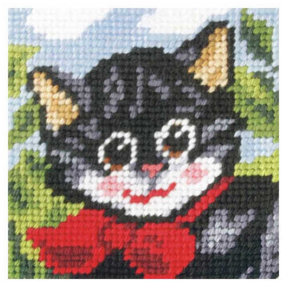 Pussy Cat Beginner Tapestry Kit by Orchidea ~ ORC.9606