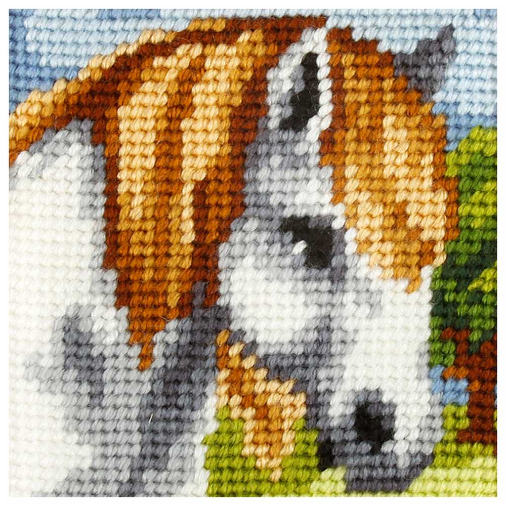 White Horse Beginner Tapestry Kit by Orchidea ~ ORC.9611