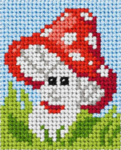 Toadstool Beginner Tapestry Kit by Orchidea  ~ ORC.9741