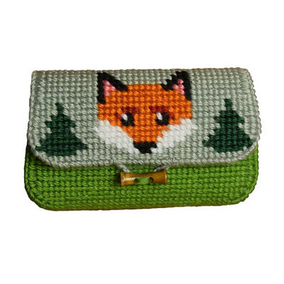 Orchidea Counted Needlepoint Kit- Half Stitch- Clutch Bag- Fox ~ ORC.9851