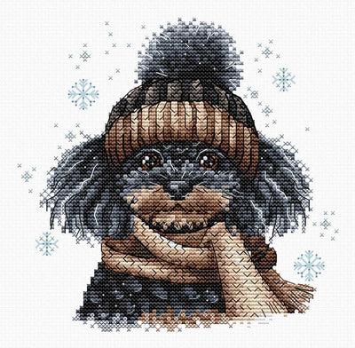 The Poodle Cross Stitch Kit ~ AVA Stitch