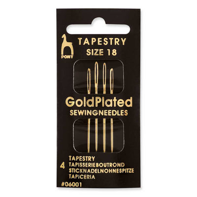 Tapestry Gold Plated Needles Sz 18