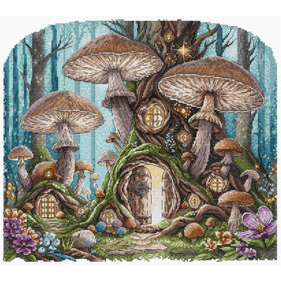 Fairies Village Cross Stitch Kit ~ AVA Stitch