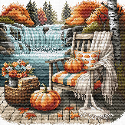 Autumn Rest Cross Stitch Kit ~ AVA Stitch