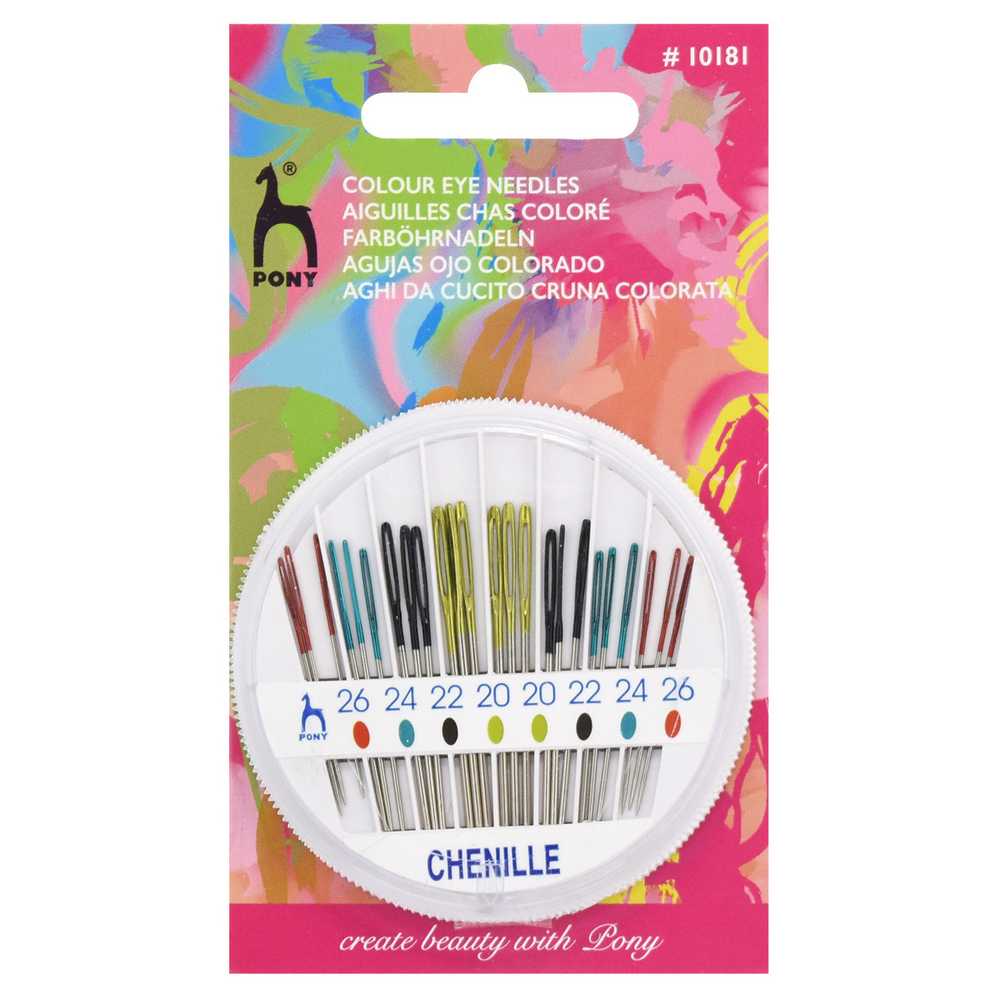 Chenille Colour Coded Needles Sz Asstd