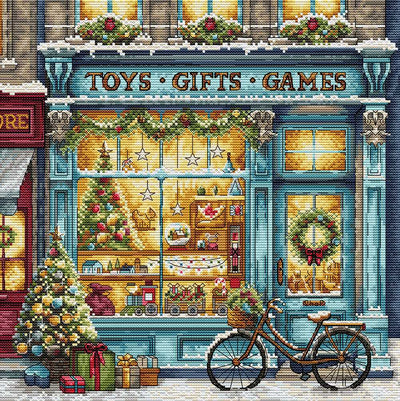 Gift Shop Cross Stitch Kit ~ AVA Stitch