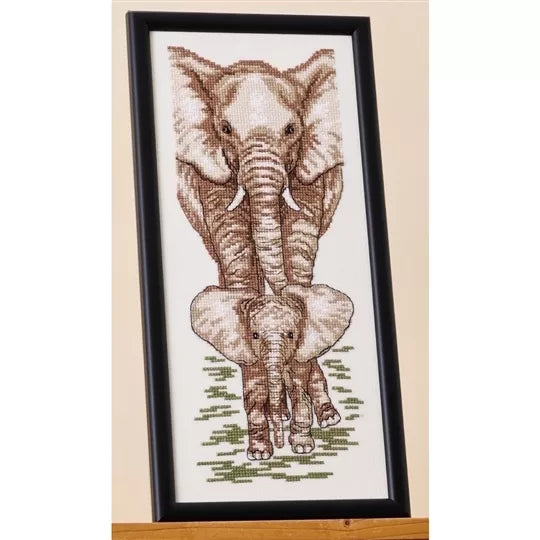Elephant Cross Stitch Kit - Permin