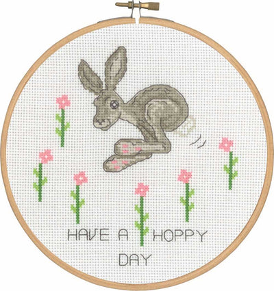 Have a Happy Day Cross Stitch Kit ~ Permin