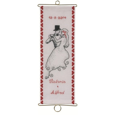 First Dance Wallhanging Cross Stitch Kit ~ Permin