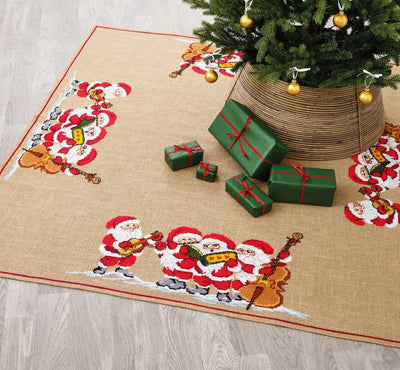 Orchestra Mat/Tree Skirt Cross Stitch Kit ~ Permin