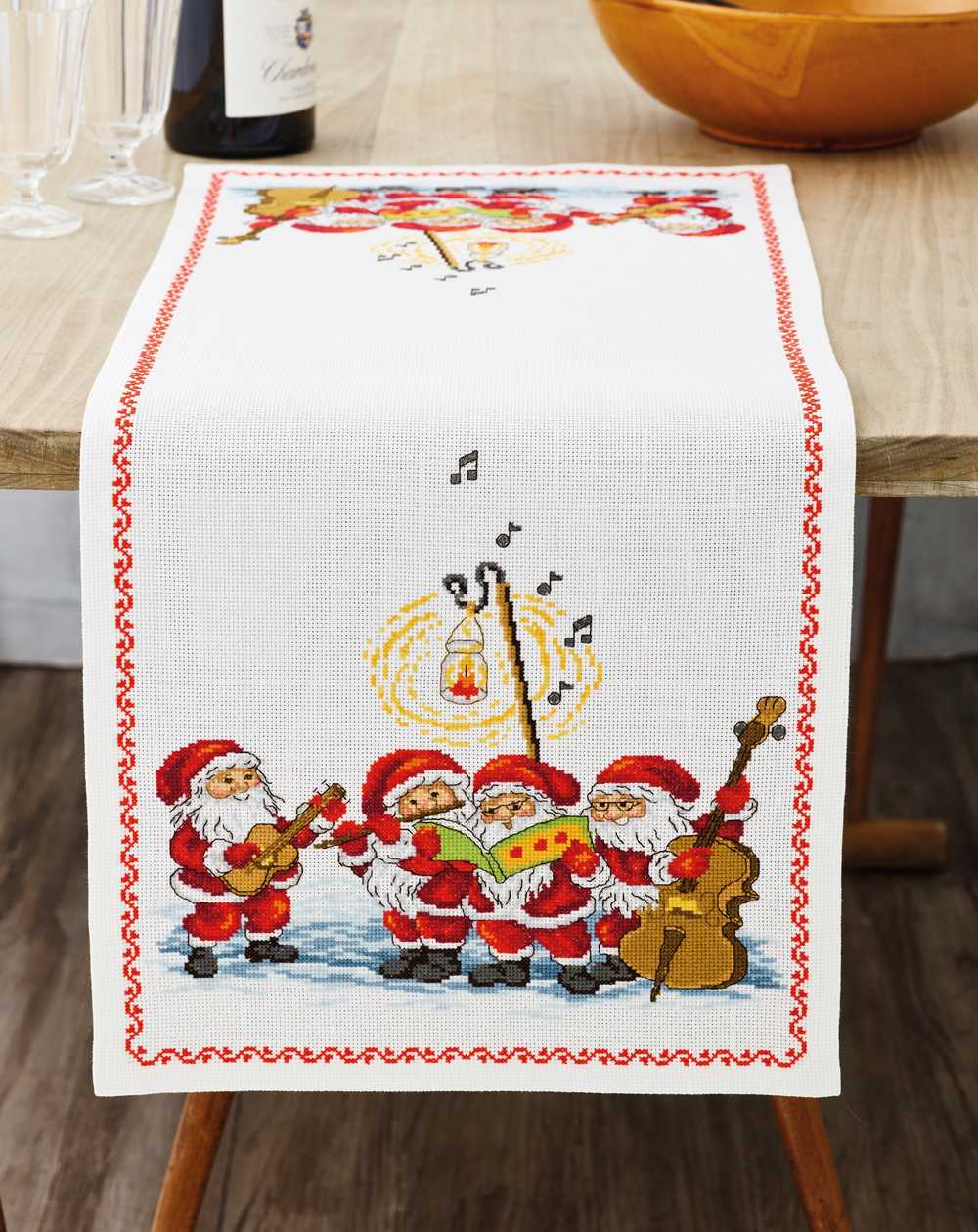 Orchestra Runner Cross Stitch Kit ~ Permin
