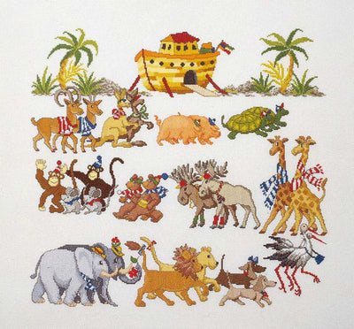 Two by Two Cross Stitch Kit ~ Permin