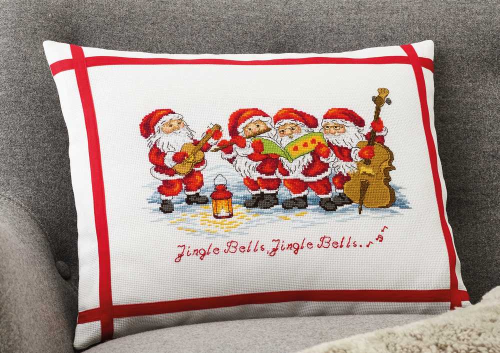 Orchestra Cushion Cross Stitch Kit ~ Permin