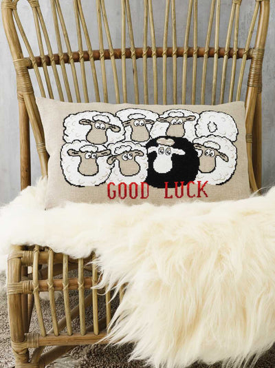 Good Luck Cushion Cross Stitch Kit ~ Permin