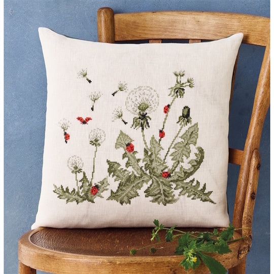Ladybugs Cushion Cross Stitch Kit - Permin