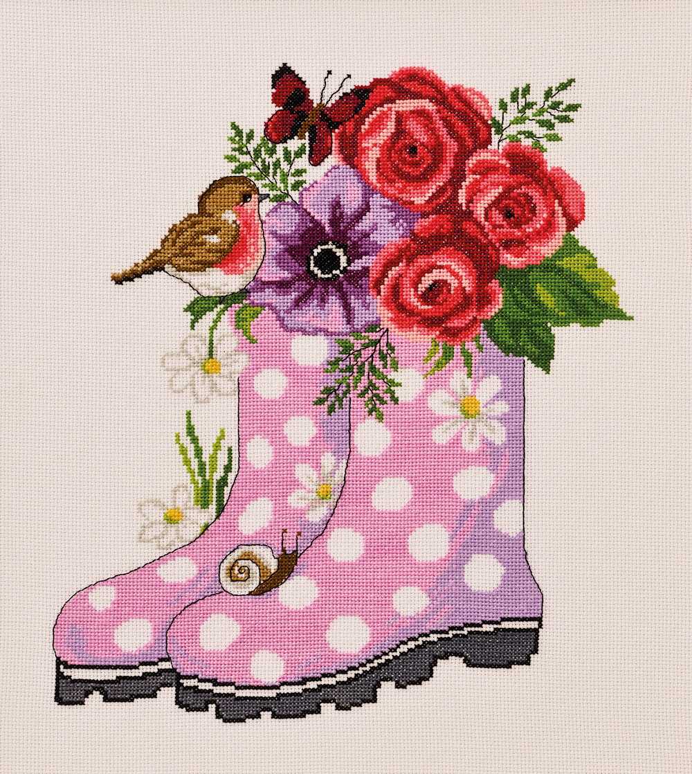The Boots Cross Stitch Kit ~ Permin