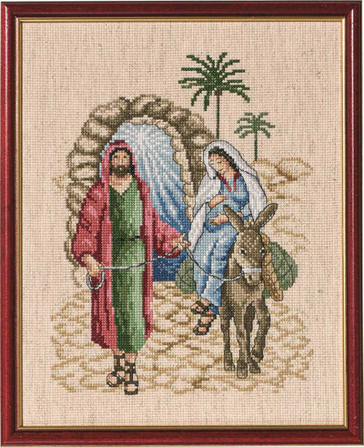 Mary and Joseph Cross Stitch Kit ~ Permin